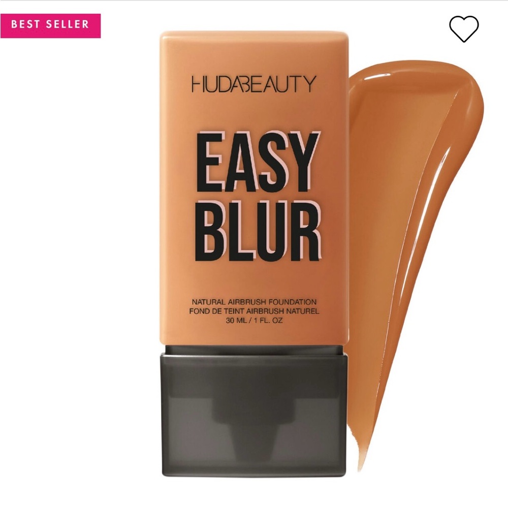 NEW HUDA BEAUTY Easy Blur Foundation Peanut Butter Cup 455R